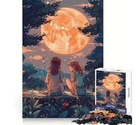 Lofi Girl Style Jigsaw for Adults1000 Pieces Mental Skill Smooth Cut Enjoyable Challenge (38x52cm)