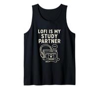 LoFi is My Study Partner Cassette Focus Slow Music Lover Tank Top