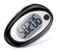LOFICOPER 3D Pedometer for Walking, Simple Step Counter with Removable Clip and Strap, Accurate Step Tracker for Men Women Teens Seniors, No App Required