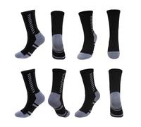 LOFIR Mens Work Boot Socks: Heavy Duty Crew Socks Women Multipack 8 Pairs | Cushioned Soft Breathable with Padded Sole Durable for Builders Mechanics Engineers Workman & Safety Steel Toe Multipack
