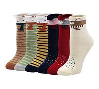 LOFIR Thick Socks Kids Girls Thermal Warm Winter Socks Toddler Novelty Mini Crew Cotton Socks for Girls/Boy, Size 4-5, 6 Pairs