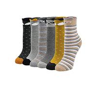 LOFIR Thick Socks Kids Girls Thermal Warm Winter Socks Toddler Novelty Mini Crew Cotton Socks for Girls/Boy, Size 4-13-2.5, 6 Pairs