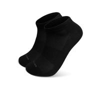 LOFIR Trainer Socks for Men Women: Bamboo No Show Ankle Socks - Invisible Low-Cut Thin Breathable & Seamless Quarter for Summer Sports Running Walking Multipack Black 1 Pair 6-8