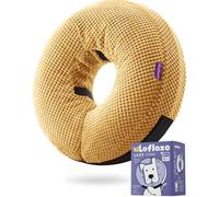 Loflaze Inflatable Dog Cone Collar - Dog Neck Donut Cone Collar Alternative After Surgery - Soft Cone for Large Medium Small Dogs Cats - Alternative Recovery E Collar (Yello, M)