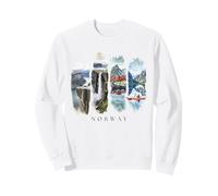 Lofoten Fjords, Waterfalls and Vikings Vacation Norway Sweatshirt