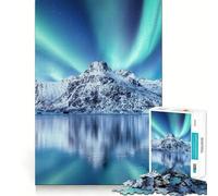 Lofoten Islands Norway Adult Jigsaw Puzzles 1000 Pieces Logic Skill Accurate Edge Family Bond Nice Decor (50x75cm)
