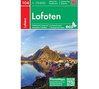 Lofoten, Wander - Radkarte 1 : 75 000