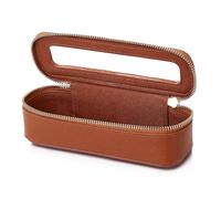 LOFOWN Makeup Brush Bag Slim Clear Makeup Bag Travel Cosmetic Case and Brush Holder Waterproof Toiletry Makeup Bag with Zipper Purse Organizer for Women, Brown, slim, Makeup Brush Bag