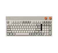 LOFREE Block Wireless Mechanical Keyboard, 98 Keys, Rechargeable, Hot Swappable, with 3 Connection Modes for Windows and Mac OS, Retro Volume Control and Mode Switching Knobs, Switch Out