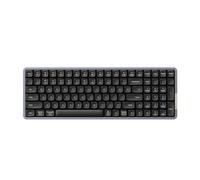 LOFREE Flow100 Low Profile Mechanical Keyboard, 100 Keys Rechargeable Wireless Keyboards and Wired Connection for Windows, Mac/Phantom Tactile Switches (Dark Black) US Layout