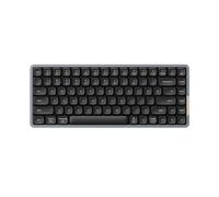 LOFREE Flow84 Low Profile Mechanical Keyboard, 75 Percent Rechargeable Wireless Keyboards with Bluetooth and Wired Connection for Windows, Mac OS/Phantom Tactile Switches, Space Black US Layout