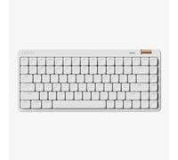 Lofree Mechanical Keyboard - 84 Keys, 75% Layout, Tri-Mode Connection (Bluetooth 5.4 / 2.4G / Wired), Low-Profile Linear Switches, 2000mAh Battery, Volume Roller, White, OE921