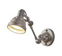 Loft Art Wall Sconce Lighting Vintage Silver Swing Arm Wall Lamp Aluminum Foldable Adjustable Bedside Reading Light, Modern Classic Barn Sconces For Bedroom Cafe Living Room, E14