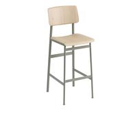 Loft Bar Stool Oak/Dusty Green H108.5