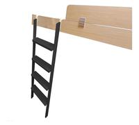 Loft Bed Ladder for Adults Kids & Teens - 67" Black Sturdy Climbing Steps for Home School Dormi Elevated Beds SpaceSaving Design Easy Access