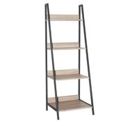 Loft Bookcase - Oak - Metal Frame