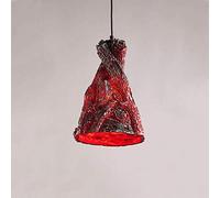 Loft Creative Resin Pendant Ceiling Lights Fixture E27 Base Iron Art Hanging Suspension Lamps Personality Chandelier Firewood Clothing Store Retro Restaurant Light Bar Cafe 120Cm Adjustable,Blac