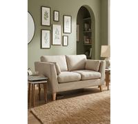 Loft Home Aria Classic Natural Oatmeal 2 Seater Fabric Sofa