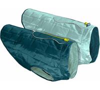 Kurgo Loft Dog Jacket, Reversible Dog Coat for Cold Weather, Ink Blue/Seaglass, Small