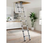 Loft Ladder Attic Werner Telescopic Aluminium Space Access Hatch 2.6m - 2.9m