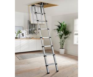 Loft Ladder Attic Werner Telescopic Aluminium Space Access Hatch 2.6m - 2.9m