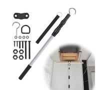 Loft Ladder Pole with Hook - Scalable Loft Ladder Pole Kit, Loft Hatch Poles, Attic Ladder Pull Hook Tool for Home Hotel Apartment, Tool Sets