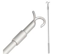 Loft Ladder Pole with Hook, Window Pole Rod Opener, Telescopic Pole for Loft Hatch and Window Blinds, Vertical Blind Wand Control for Replacement Home and Office Broken Pole Hook