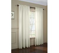 LOFT LIVING Rhythm Lined Rod Pocket Curtain Panel 54" x 84" in Ivory