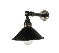 Loft Retro Industrial Style Wall Lamp Single Head Wrought Iron Wall Light Decorative Rotating Water Pipe Wall Sconce Steampun Wall Light Scone Shade E27 Lamp Base Interesting