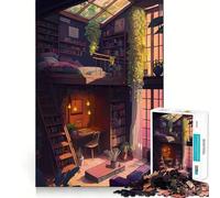 Loft Room 1000 Pieces Jigsaws Adults Puzzles Gifts Mind Workout Stress Less Home Activity Home Accent (38x26cm)