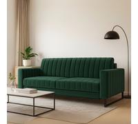 Loft Sb Sofa Bed With Storage And Spring Mattress Sleep Function Green
