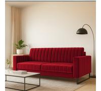 Loft Sb Sofa Bed With Storage And Spring Mattress Sleep Function Red