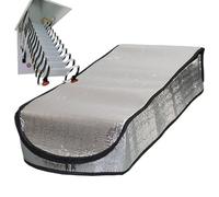 Loft Stair Insulation Cover, Loft Door Insulation Staircase Cover - Loft Staircase, Door, Ladder, Insulator, Pull Down Tent - 25" x 54" x 11" Double Air Poles
