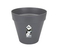 elho Loft Urban Round Flower Pot, Anthracite, 25 cm
