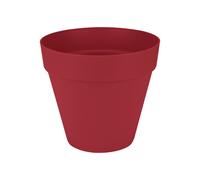 Loft Urban Round 30cm Theatre Red Flower Pot with Water Reservoir Garden Pot