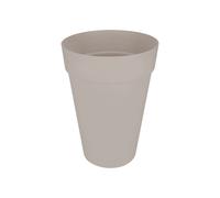 Loft Urban Tall Flowerpot 42cm Warm Grey Indoor Outdoor Planter with Reservoir