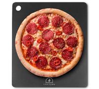 Loftern 14" x 16" Pizza Steel - Heavy-Duty Carbon Steel Baking Plate for Oven, Grill & Pizza Oven - Pro Pizza Stone for Bread, Sourdough, and Crisp Crust Perfection