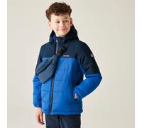 Lofthouse Durable Insulating Baffled Hooded Jacket Regatta Dark Blue 5-6 Years