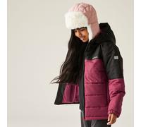 Lofthouse Durable Insulating Baffled Hooded Jacket Regatta Dark Red 4-5