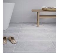 Lofthouse Grey Matt Stone Effect Ceramic Indoor Wall & Floor Tile, Pack Of 5, (L)600mm (W)300mm