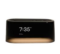 Loftie Smart Alarm Clocks for Bedrooms - Sound Machine Alarm Clock with Light, Bluetooth Speaker, White Noise, Nature Sound, Nightlight, Blackout Mode - Battery-Powered Smart Clock (Black Top)