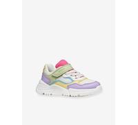 Geox J Loftus Girl B Sneaker, Multicolour White, 2.5 UK