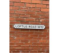 LOFTUS ROAD W12 Vintage Style QUEENS PARK Football Road Street Sign SOLID METAL