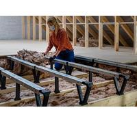 LoftZone StoreFloor Loft Decking (Without Boards) - Protected Loft Insulation = Safer Extra Storage + Lower Heating Bills. Stronger and Safer Than loft Legs or loft Stilts. BBA Approved.