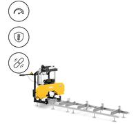 Log Band saw 7 HP 2800 rpm Runway 3 m - Woodworking Tools by MSW