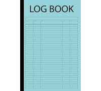 Log Book: Small Multipurpose 5 Column Tracker. Blank Headings to complete to design your own log book. Use to record Vehicle Mileage, Accounts, ... Activities, Expenses and More (Aqua Bloom)