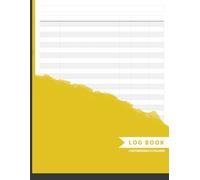 Log Books for Work: Customizable 5 Columns Multipurpose Logbook. Columnar Record Book for Business. Blank Log Books for Work. Activity Log Notebook.