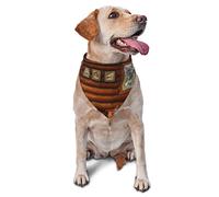Log Cabin Inside Dog Bandanas,Dog Bandanas Scarf Triangle Bibs Kerchief Flannel Thicken Cotton Bandana for Small Medium Large Dogs and Cats