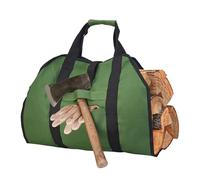 Log Carrier - Foldable Canvas Firewood Sling Bag | Waterproof Fire Wood Holder | Outdoor Firewood Carrier Log Holder with Non-Slip Handles | Wood Stove Fireplace Accessories