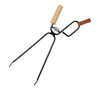 Log Claw Tongs Heavy-Duty Metal Outdoor/Indoor Gripping Grabber Tool for Wood-Burning Pit Or 18.5x3.9in Log Claw Tongs